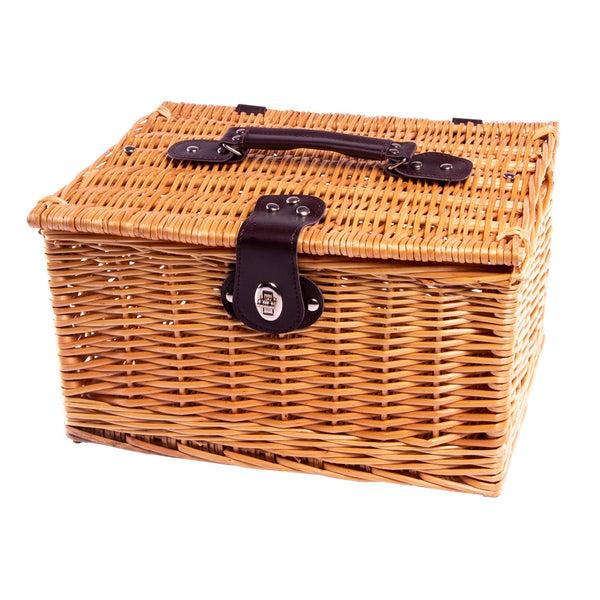 red hamper Kensington Wicker Picnic basket
