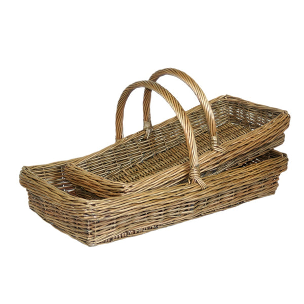 Red Hamper Kew Garden Wicker Trug Basket