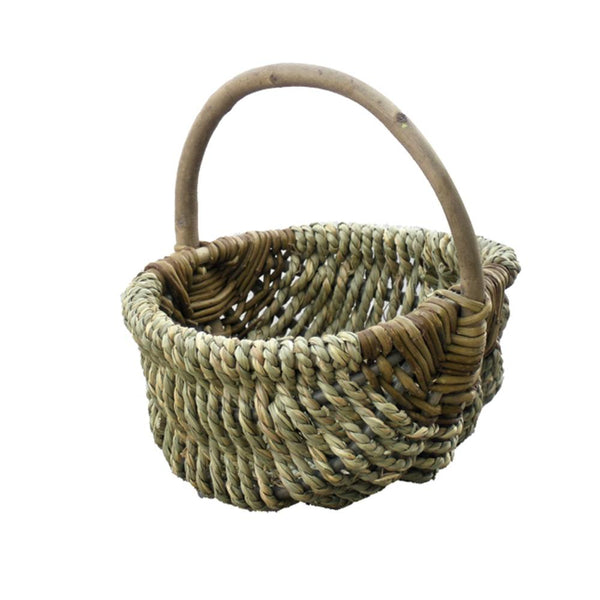 red hamper Large Millie Sea Grass Shopping Basket
