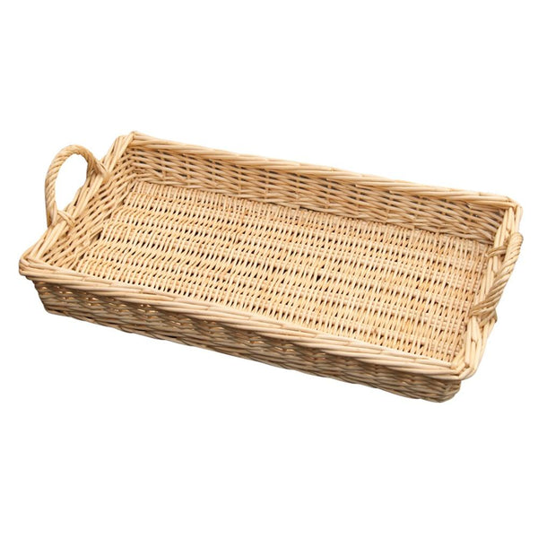 red hamper Large Wicker Caterers Serving Tray