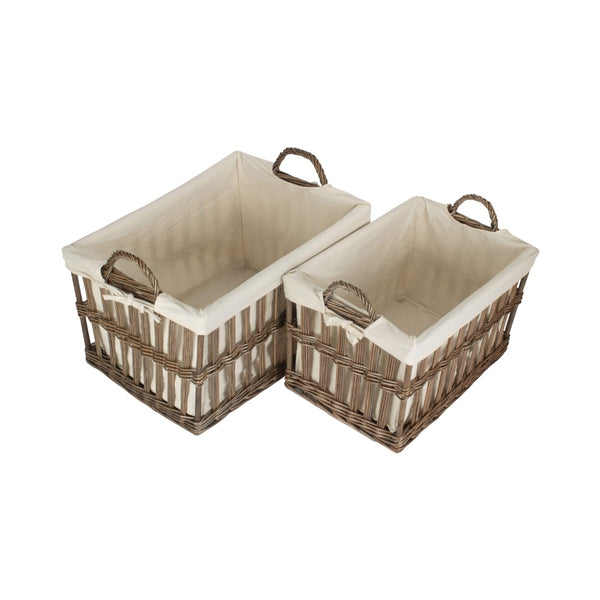 Red Hamper Malmo Openwork Laundry Storage Basket