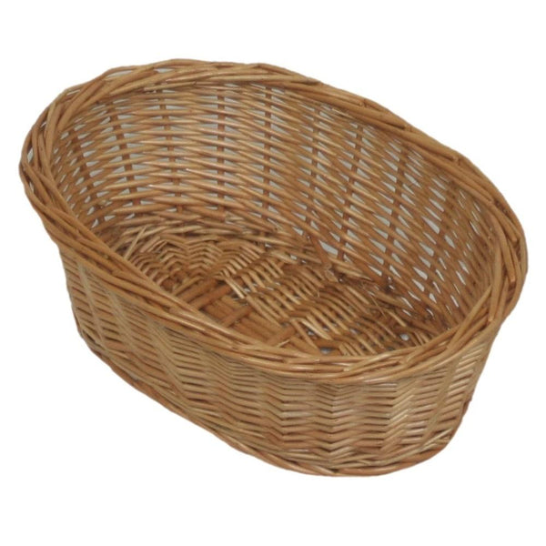 red hamper Mini Small Oval Wicker Tray