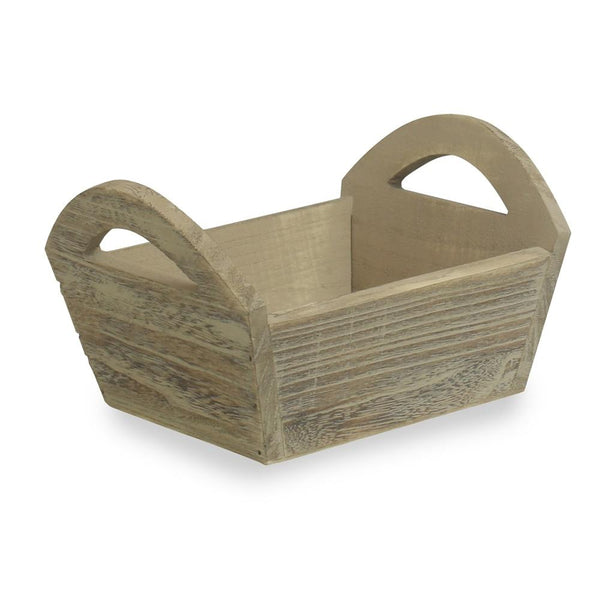 red hamper Oak Effect Mini Wooden Storage Tray