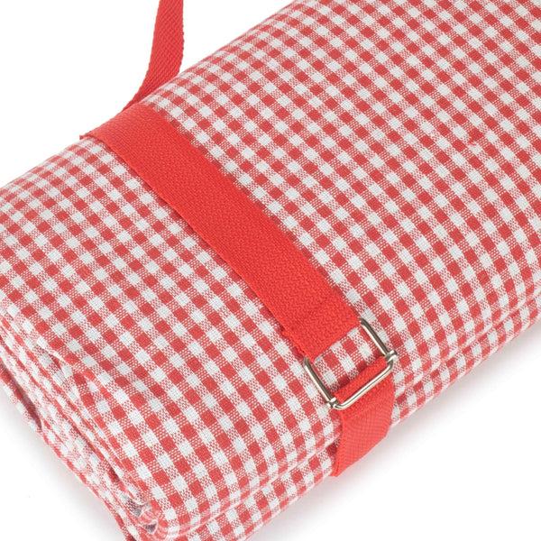Red Hamper Red And White Gingham Picnic Blanket