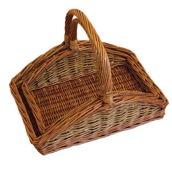 red hamper Set of 2 Hill Wicker Garden Trugs