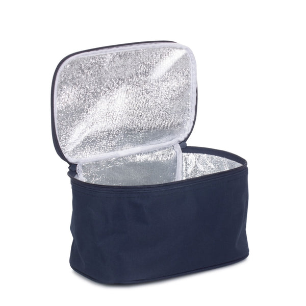 Red Hamper Small Navy Blue Insulated Cooler Bag