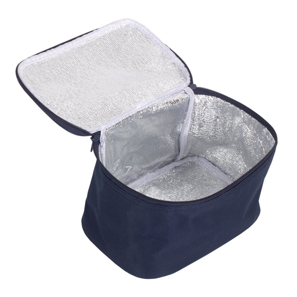 Red Hamper Small Navy Blue Insulated Cooler Bag