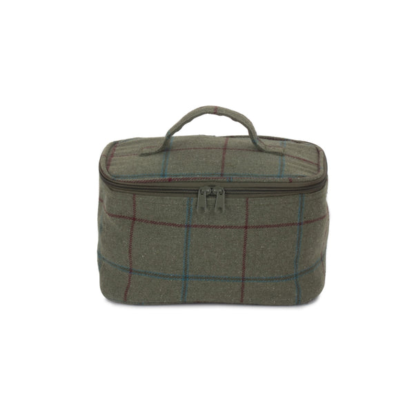 Red Hamper Small Tweed Cooler Bag