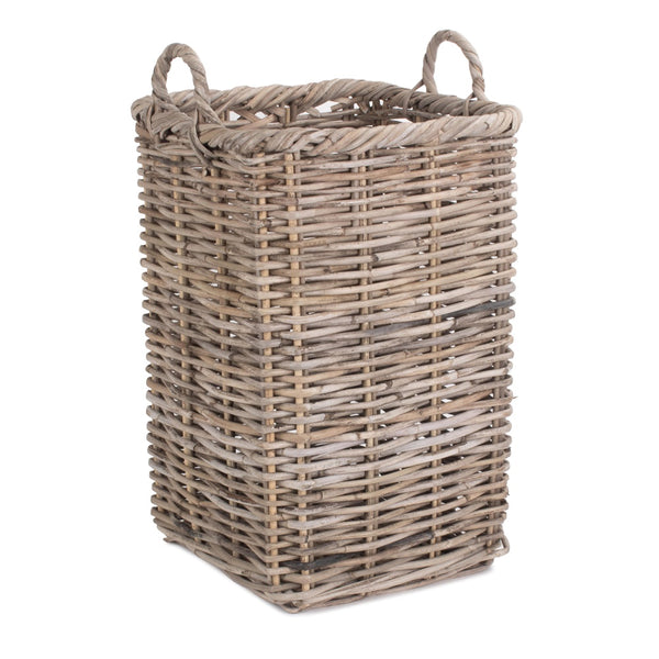 red hamper Square Rattan Umbrella Basket