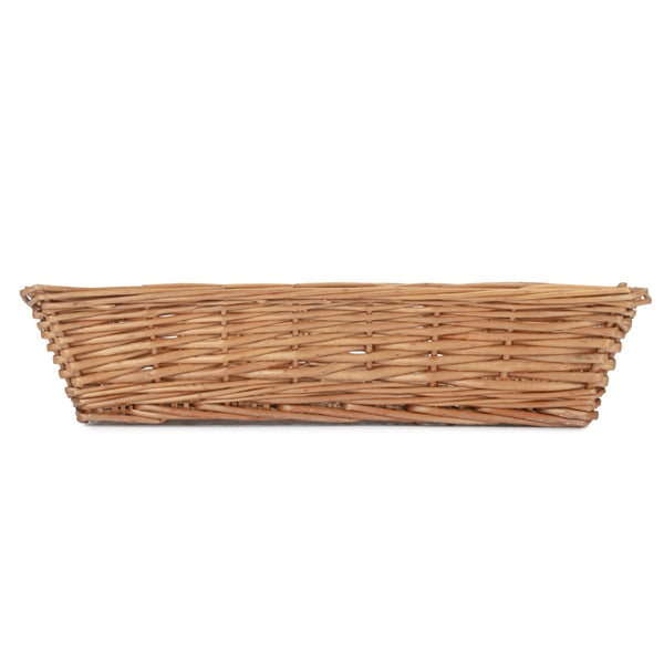 Red Hamper Tapered Wicker Rectangular Tray