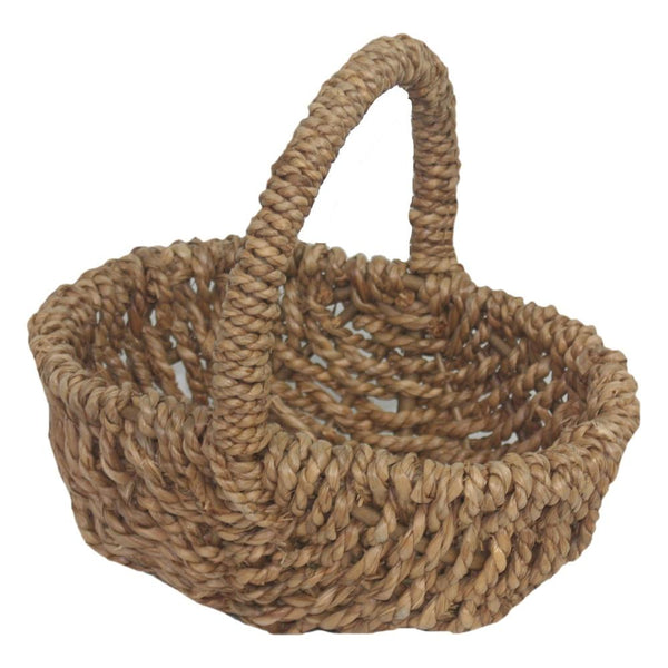 red hamper Tiny Rush and Green Ash Shopping Basket