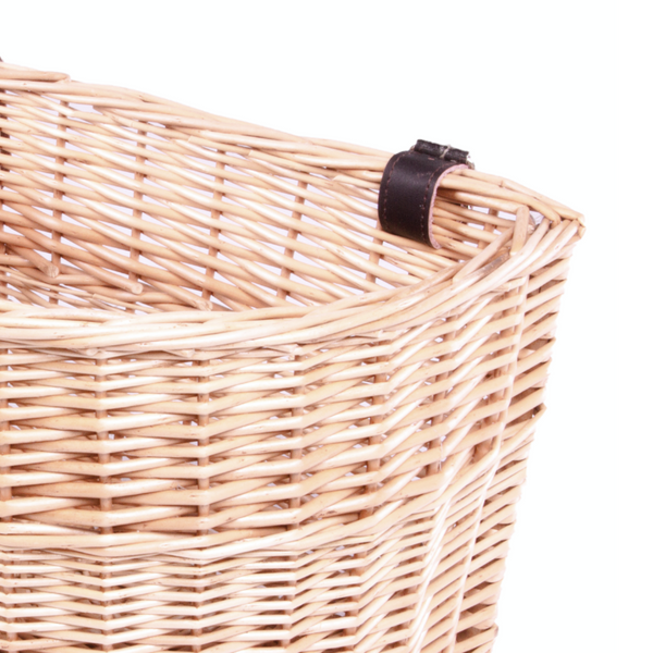 Red Hamper Willow Cycle Wicker Basket