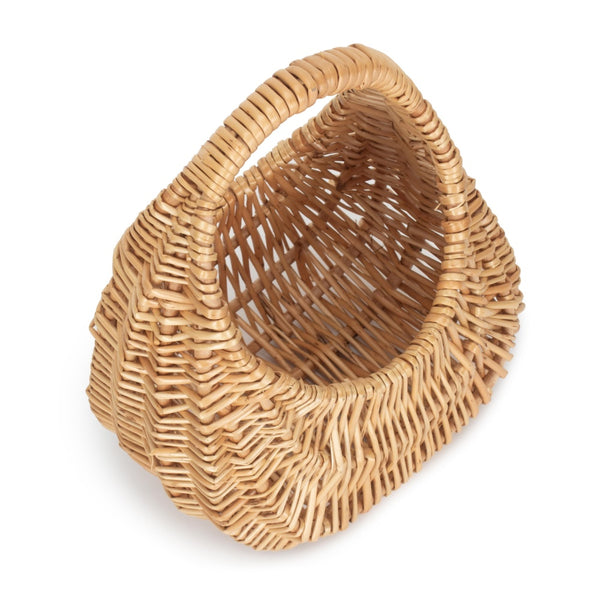 Red Hamper Small Gondola Buff Willow Shopping Basket