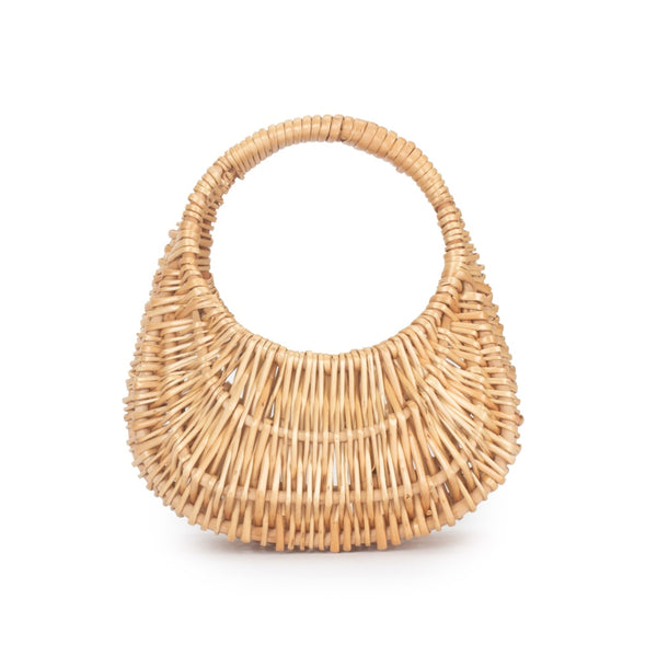 Red Hamper Small Gondola Buff Willow Shopping Basket