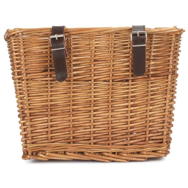 Red Hamper Small Wicker Front Fixing Bicycle Bike Basket
