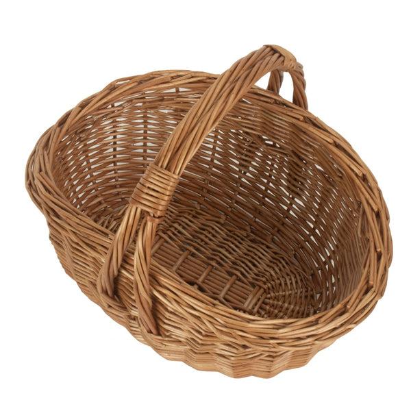 Red Hamper Traditional Cookery Wicker Shopping Basket