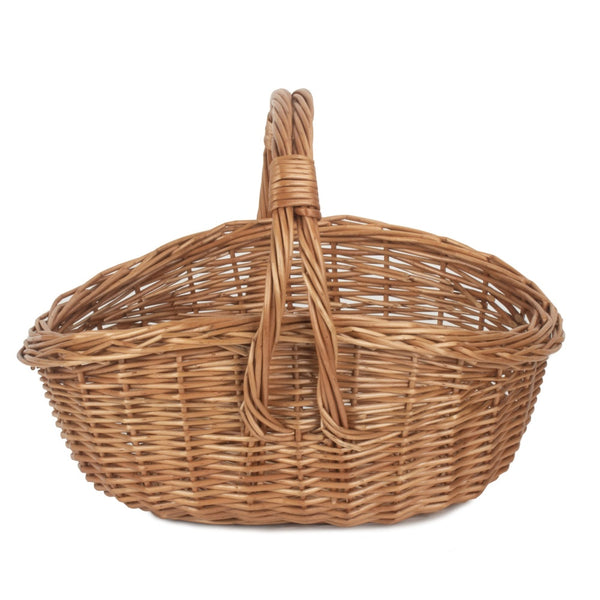 red hamper Traditional Cookery Wicker Shopping Basket