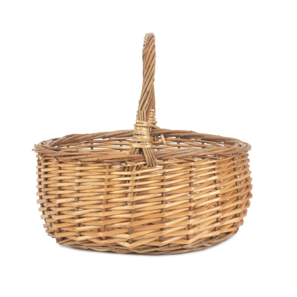 Red Hamper Two Tone Willow Mini Wicker Shopping Basket