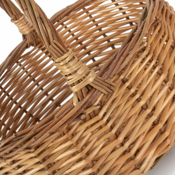 Red Hamper Two Tone Willow Mini Wicker Shopping Basket