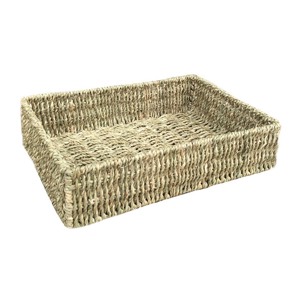 Red Hamper Unlined Rectangular Seagrass Serving Trays
