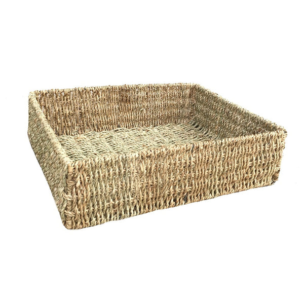 Red Hamper Unlined Rectangular Seagrass Serving Trays