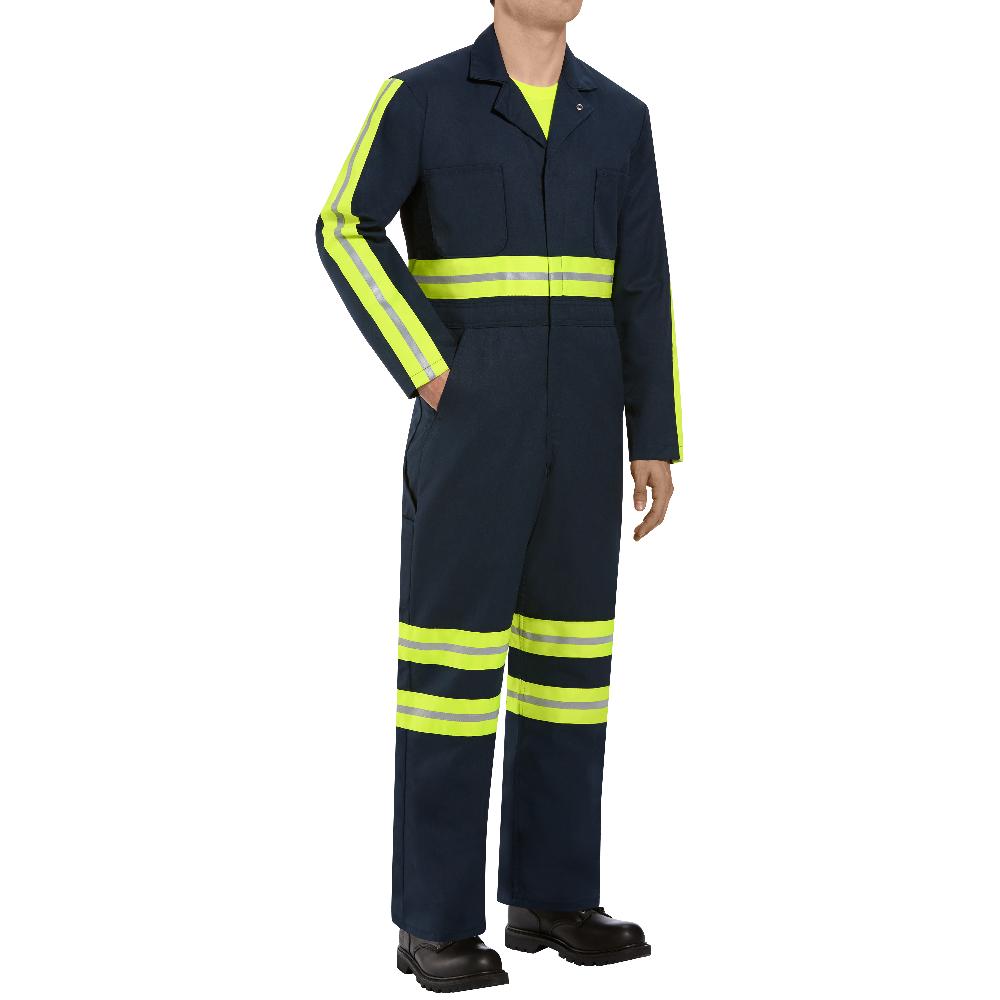 Red Kap Enhanced Visibility Twill Action Back Coverall