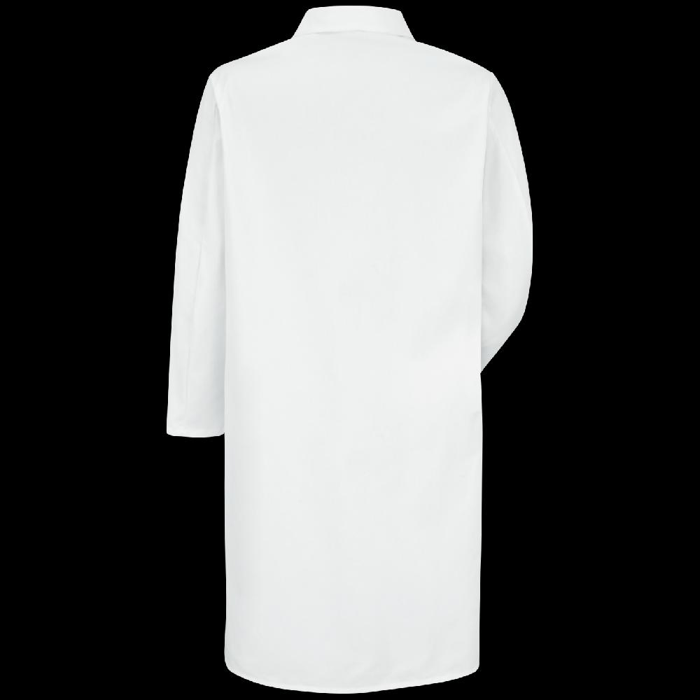Red Kap Gripper-Front Butcher Frock With Exterior Pocket
