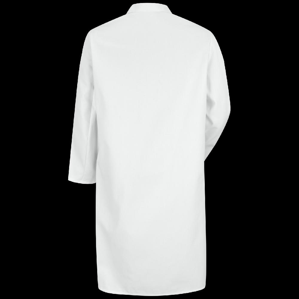 Red Kap Gripper-Front Butcher Frock With Interior Pocket