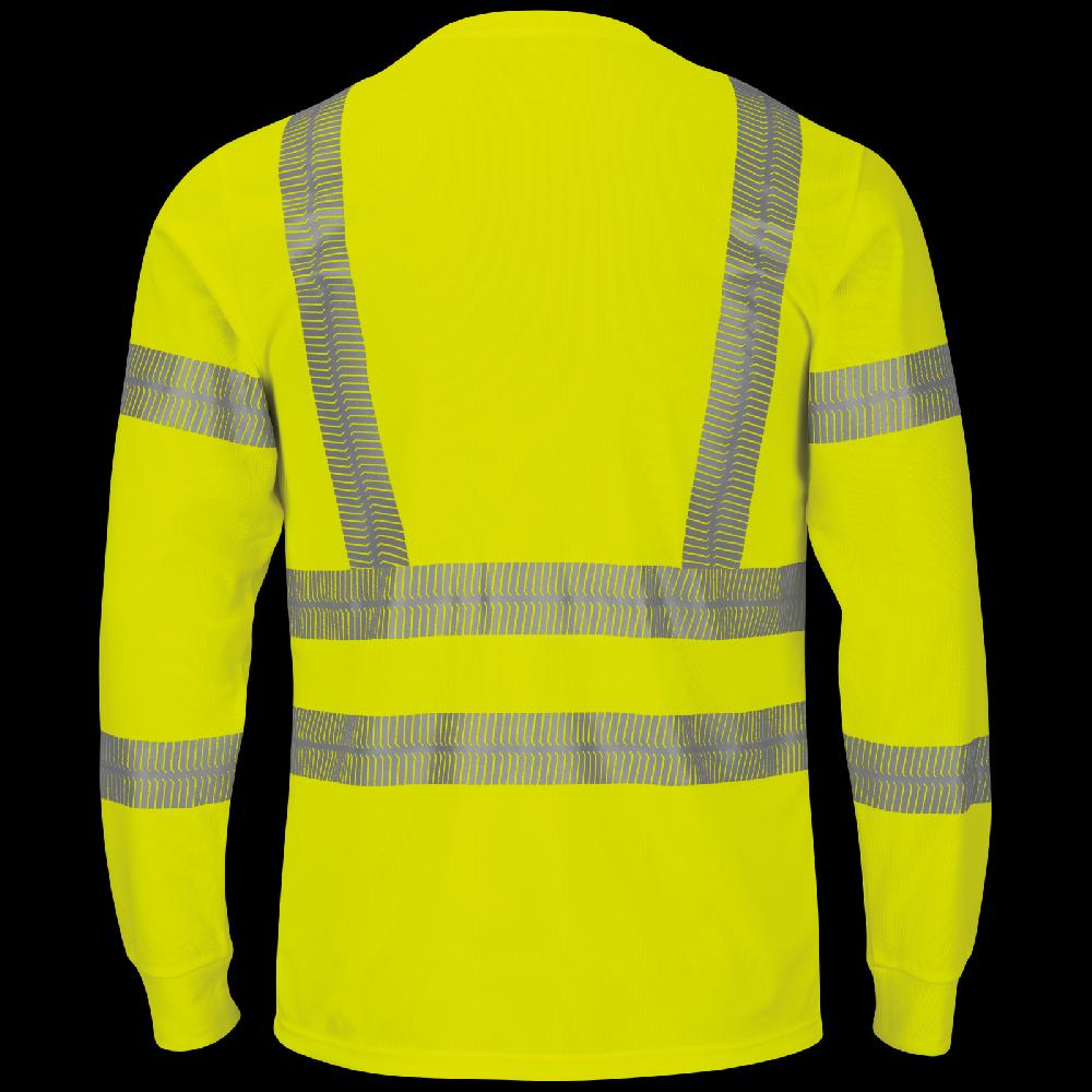 Red Kap Long Sleeve Hi-Visibility T-Shirt Type R Class 3