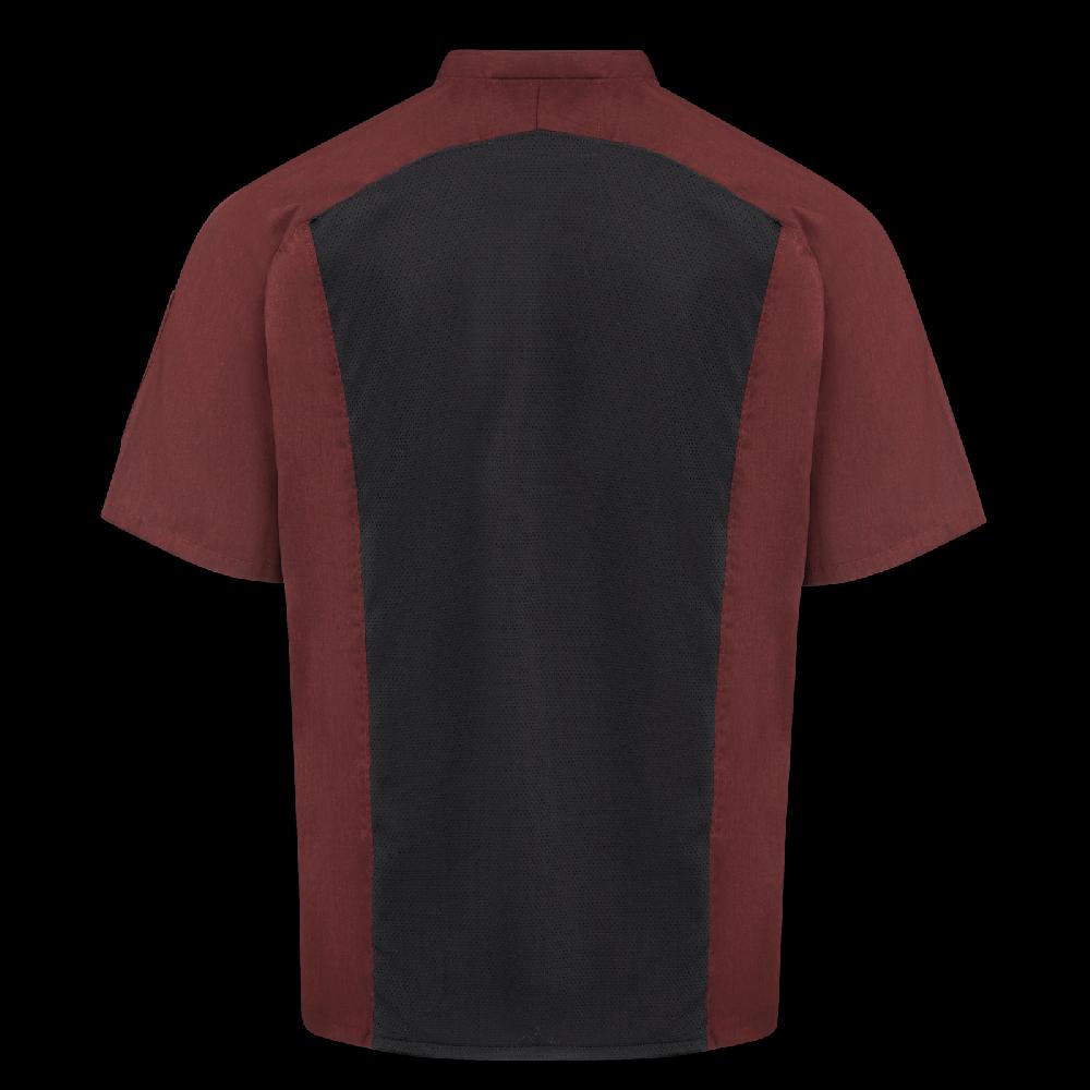 Red Kap Men's Airflow Raglan Chef Coat With OilBlok