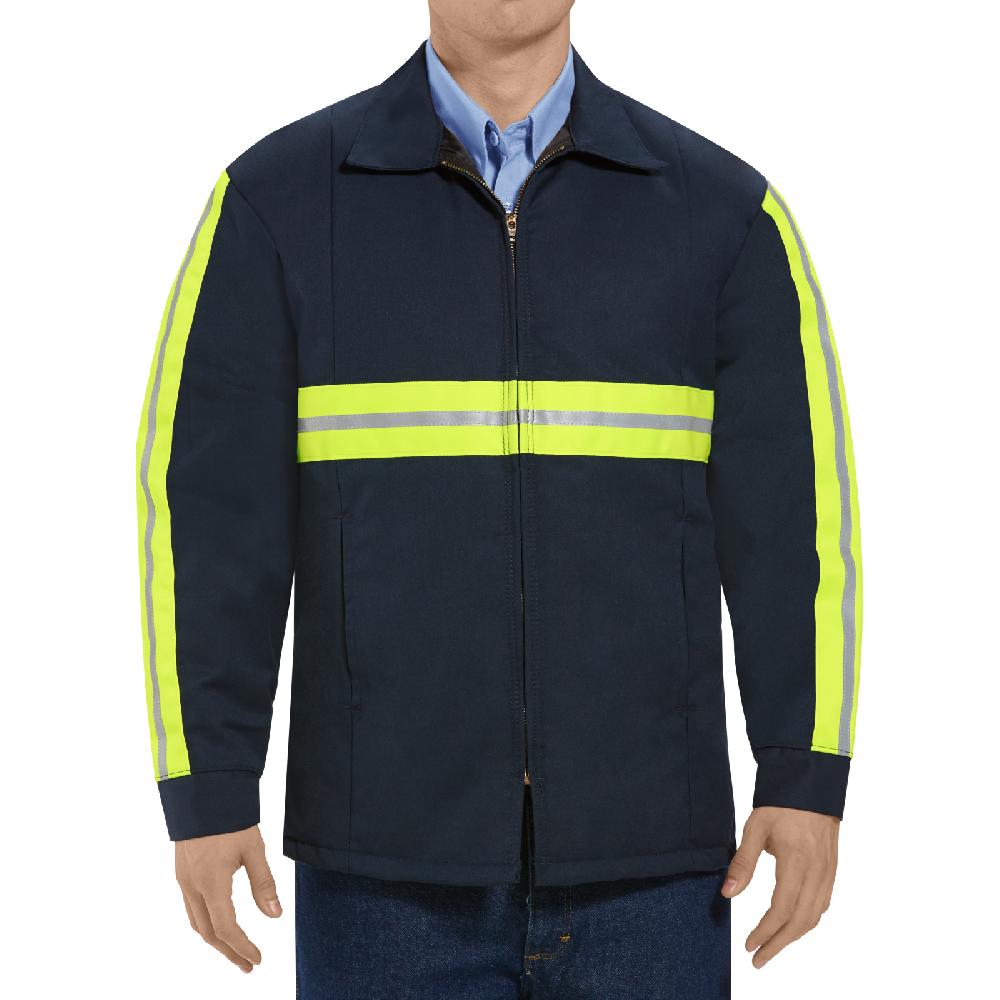 Red Kap Men's Enhanced Visibility Perma-Lined Panel Jacket