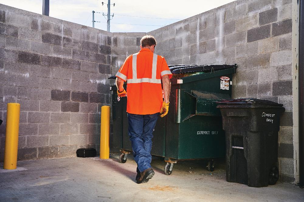 Red Kap Men's Hi-Visibility Orange Short Sleeve Work Shirt - Type R Class 2