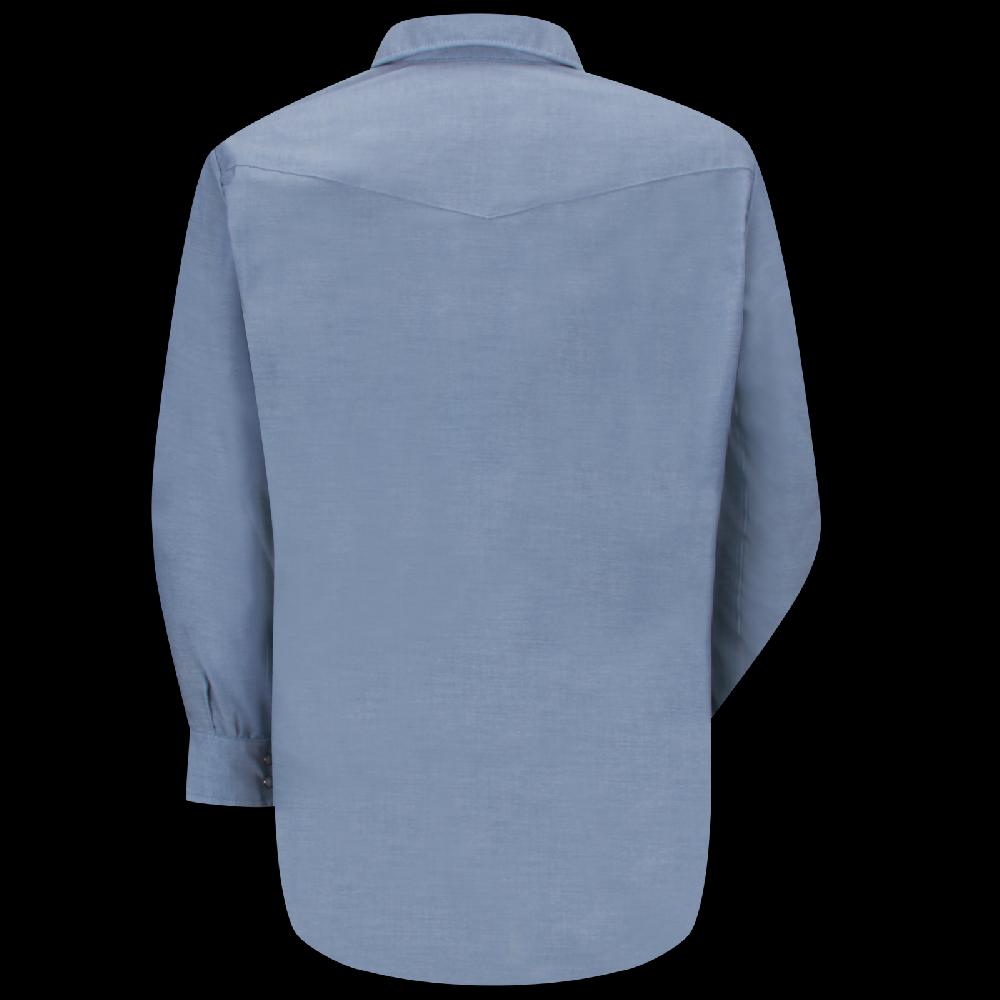 Red Kap Men's Long Sleeve Deluxe Western Style Shirt