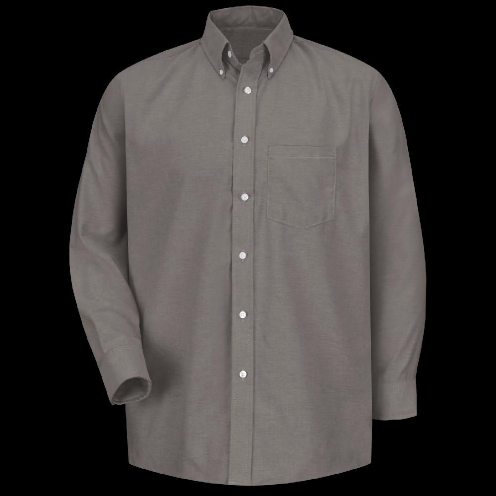red kap Men's Long Sleeve Executive Oxford Dress Shirt