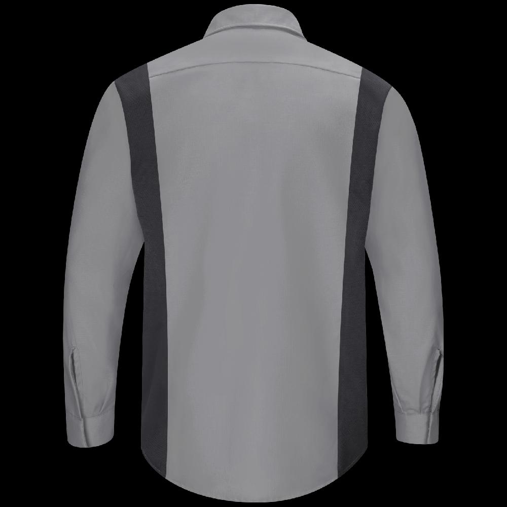 Red Kap Men's Long Sleeve Performance Plus Shop Shirt With OilBlok Technology