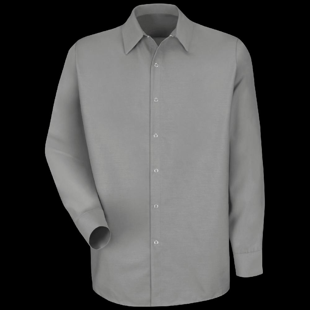 red kap Men's Long Sleeve Specialized Pocketless Work Shirt