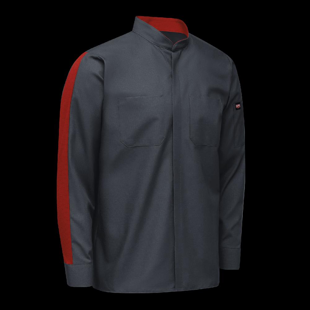 Red Kap Men's Long Sleeve Two-Tone Pro+ Work Shirt With OilBlok And MIMIX®