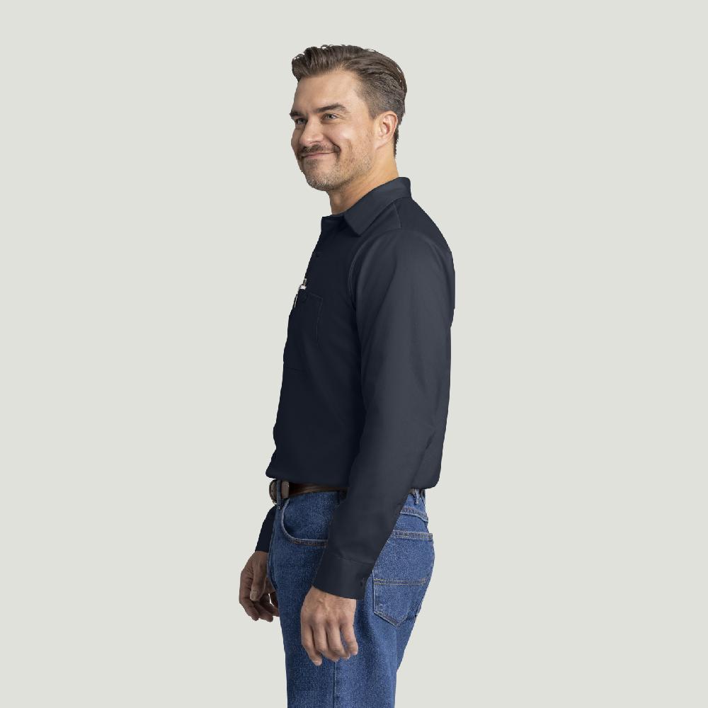 Red Kap Men's Long Sleeve Wrinkle-Resistant Cotton Work Shirt