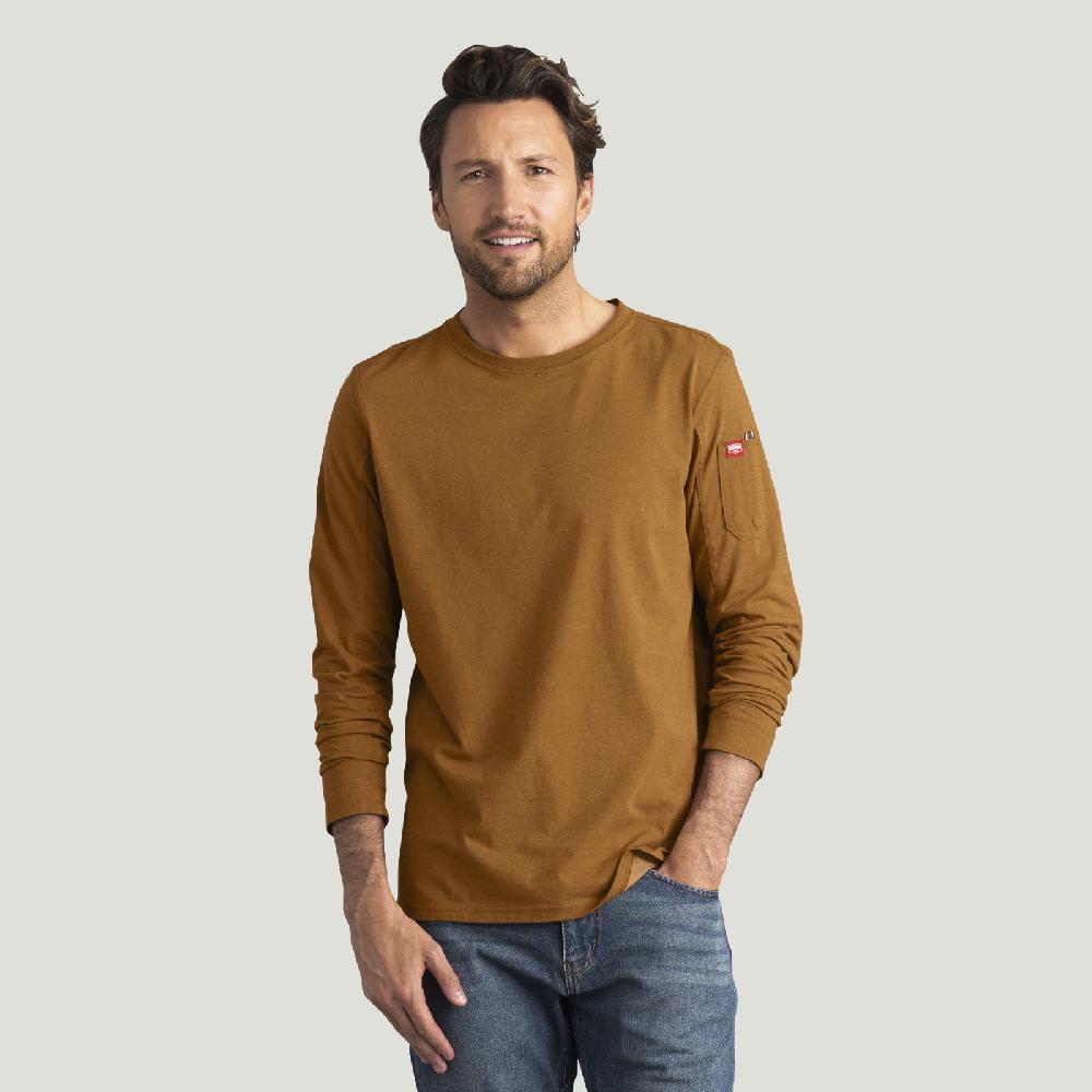 red kap Men's Midweight Long Sleeve Performance Tee