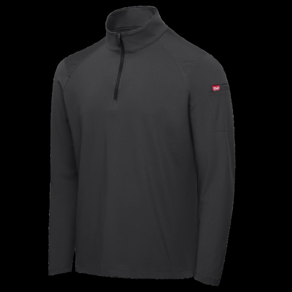 Red Kap Men's Performance Quarter Zip Cadet Collar Pullover