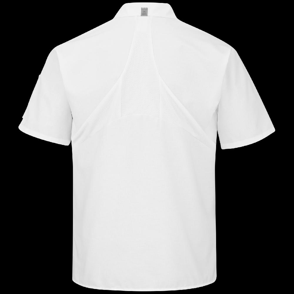 Red Kap Men's Short Sleeve Cook Shirt With OilBlok + MIMIX®