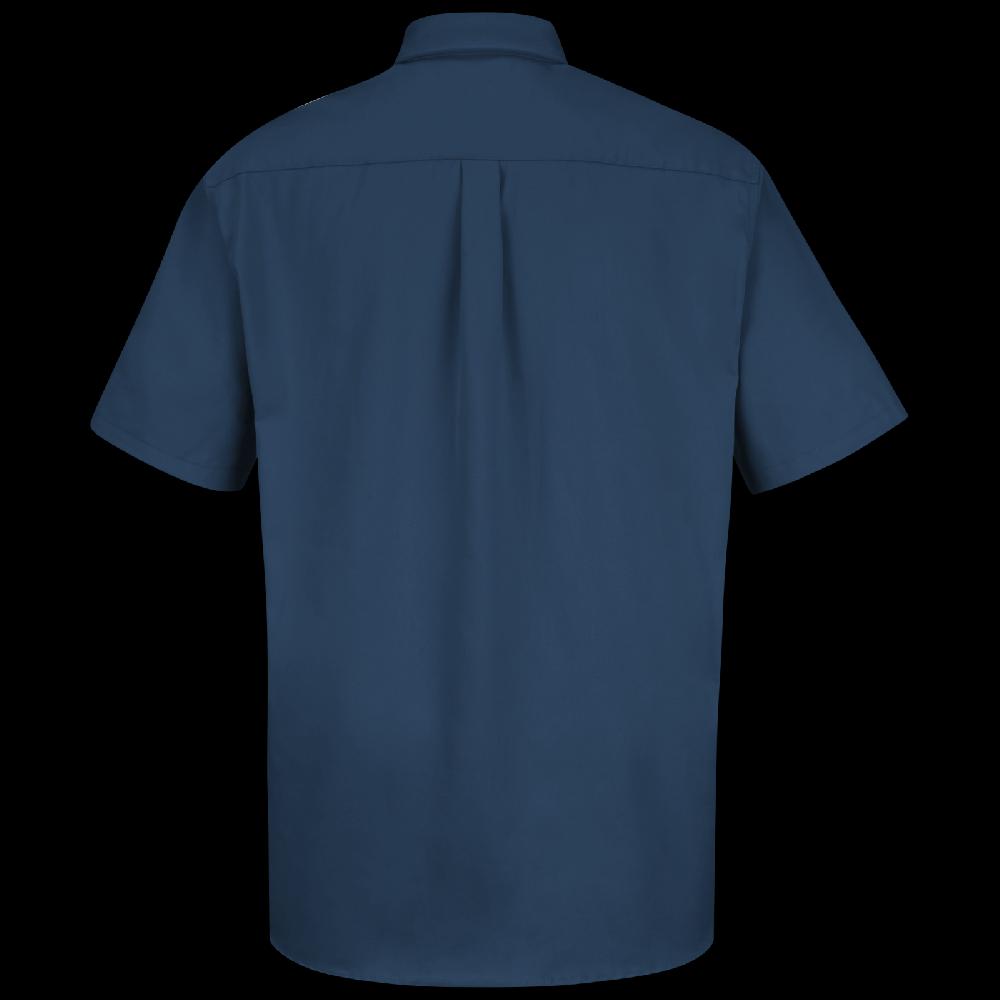 Red Kap Men's Short Sleeve Cotton Contrast Dress Shirt