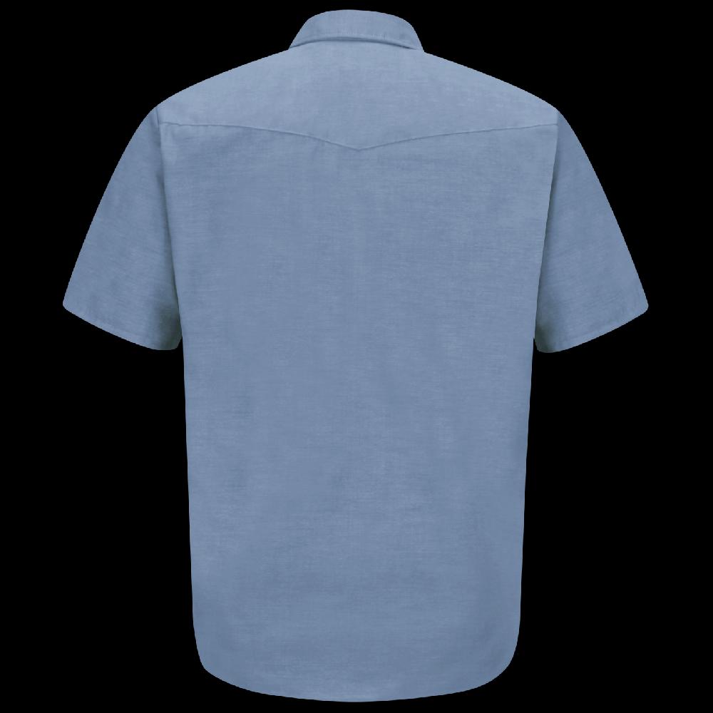 Red Kap Men's Short Sleeve Deluxe Western Style Shirt