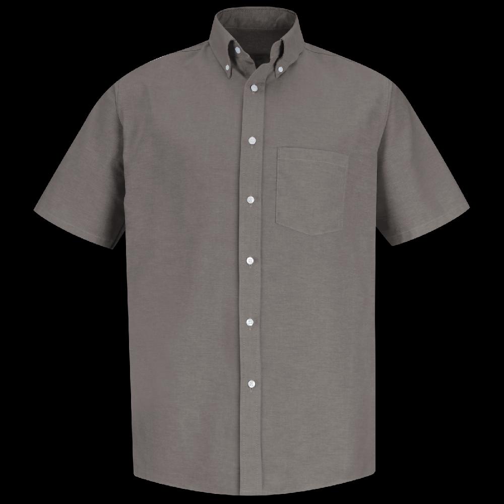 red kap Men's Short Sleeve Executive Oxford Dress Shirt