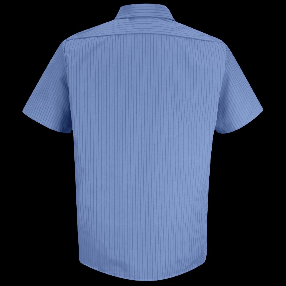 Red Kap Men's Short Sleeve Industrial Stripe Work Shirt