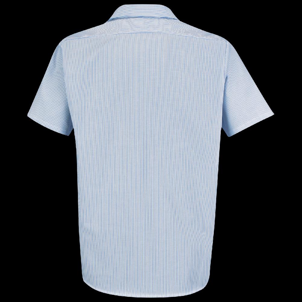 Red Kap Men's Short Sleeve Industrial Stripe Work Shirt