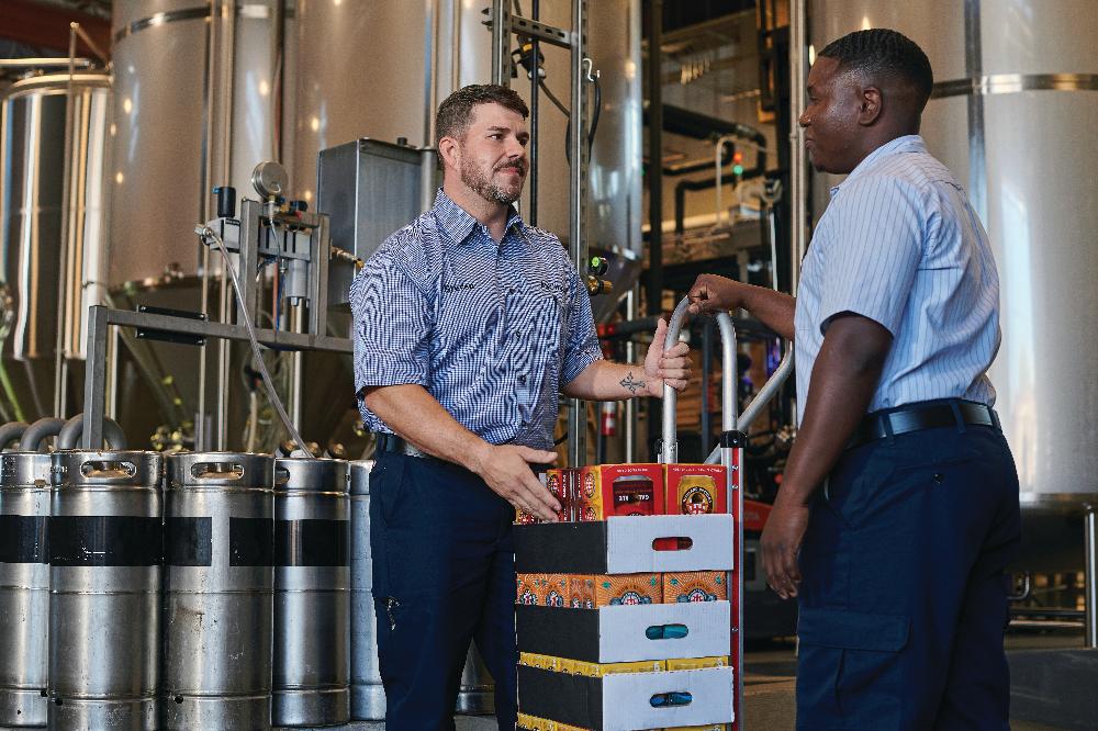 Red Kap Men's Short Sleeve Mini-Plaid Uniform Shirt