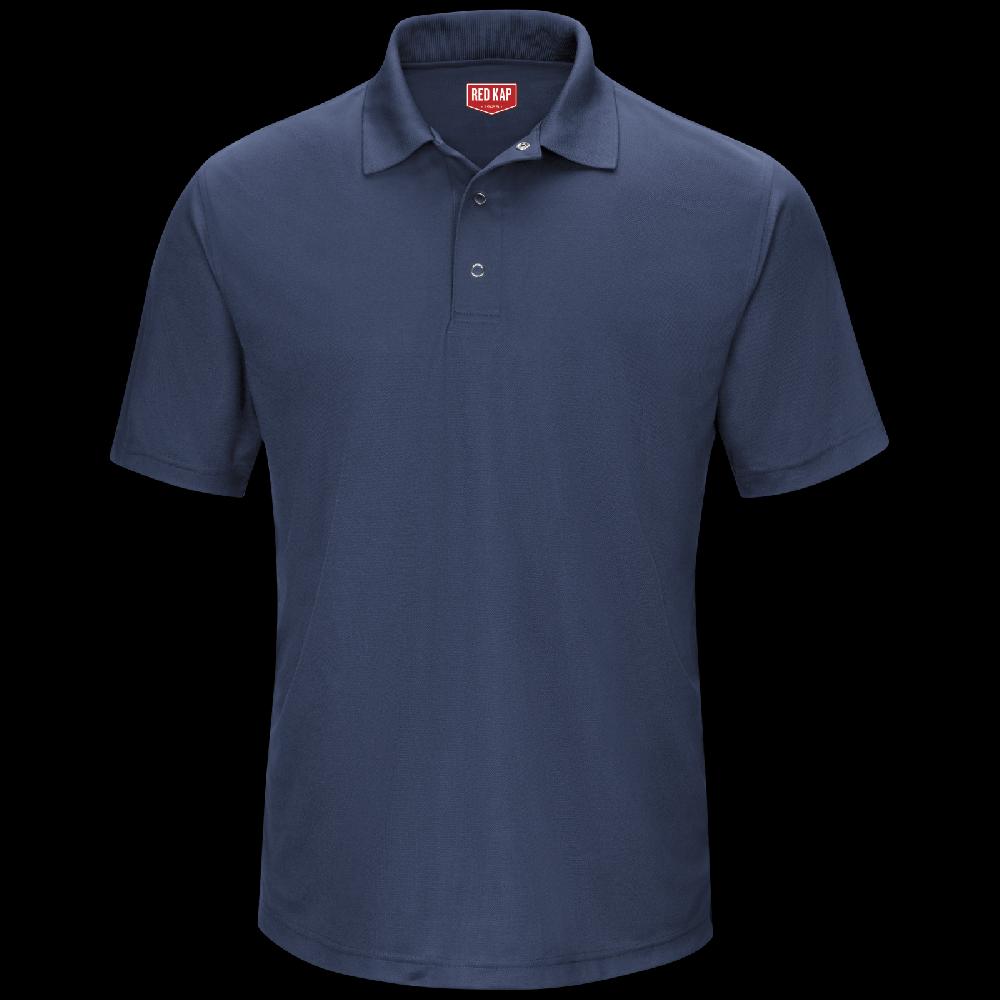 red kap Men's Short Sleeve Performance Knit® Gripper-Front Polo