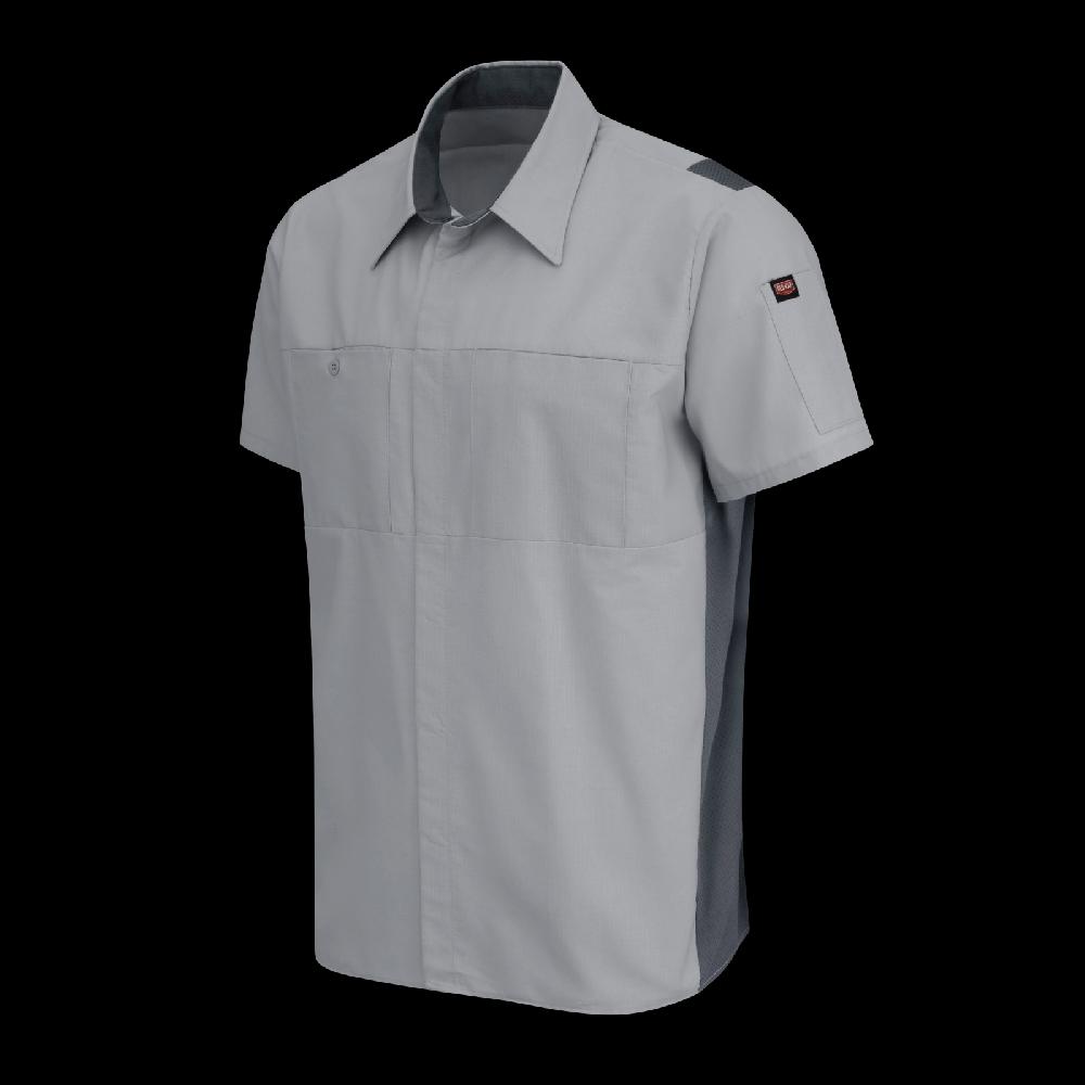 Red Kap Men's Short Sleeve Performance Plus Shop Shirt With Oilblok Technology