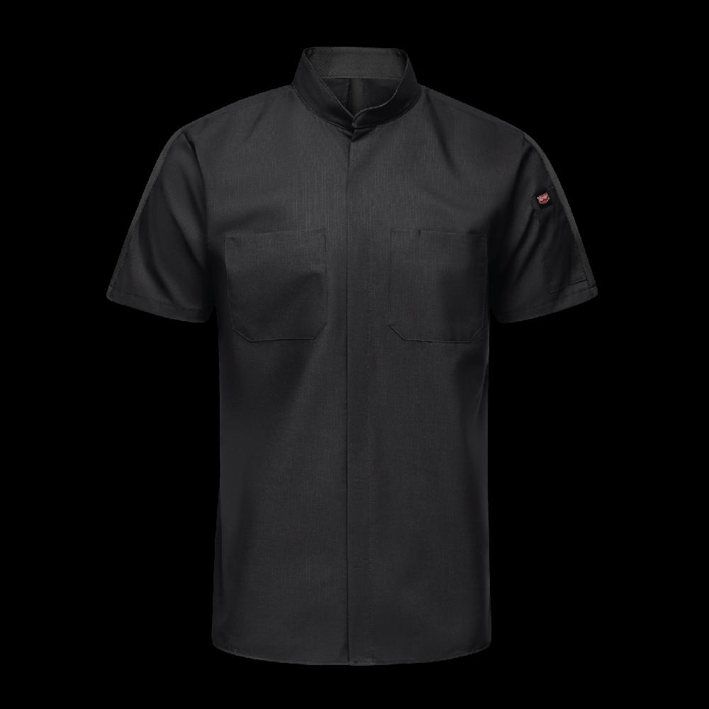 red kap Men's Short Sleeve Pro+ Work Shirt with OilBlok and MIMIX®